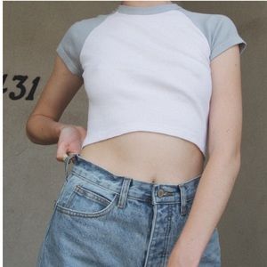 Brandy Melville Gray Bella tee